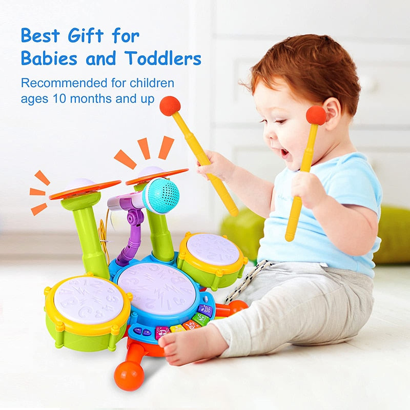 Kids Drum Set Toddlers