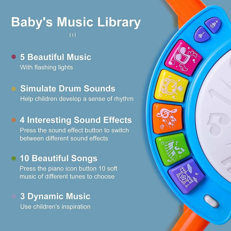Kids Drum Set Toddlers