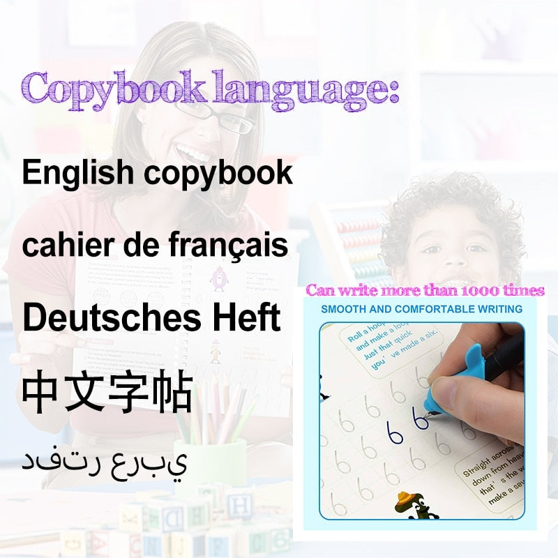 Copyand Wiping Writing Copybook For Calligraphy