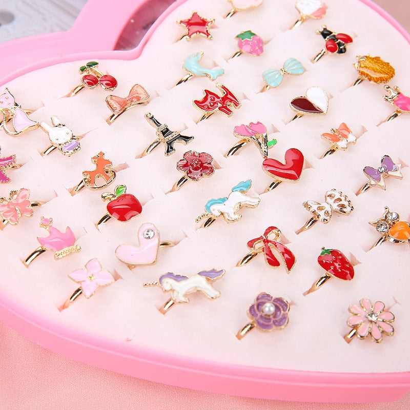 Cute Adjustable Rings Children