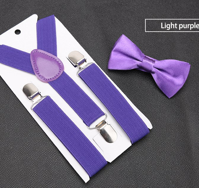 Kids Suspenders with Bowtie