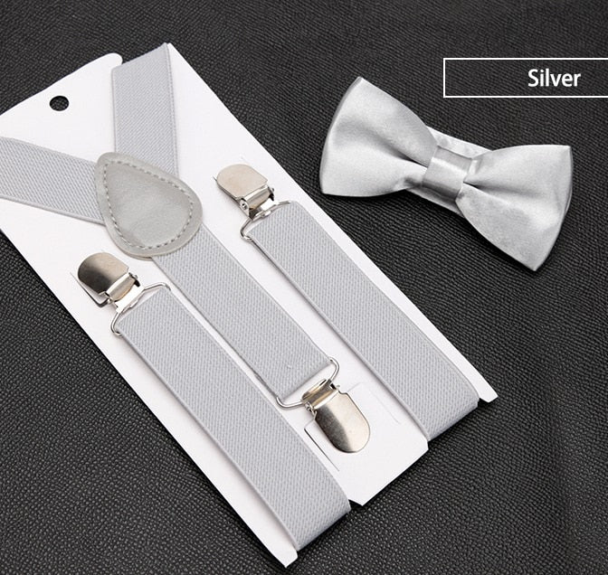 Kids Suspenders with Bowtie