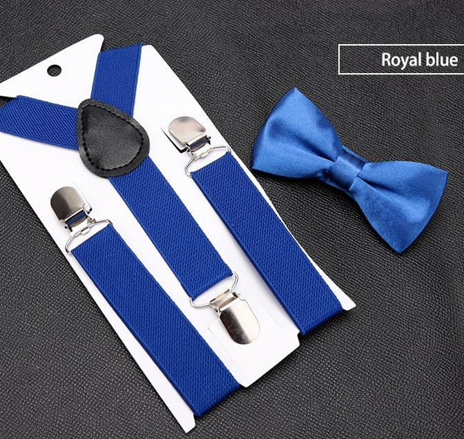 Kids Suspenders with Bowtie