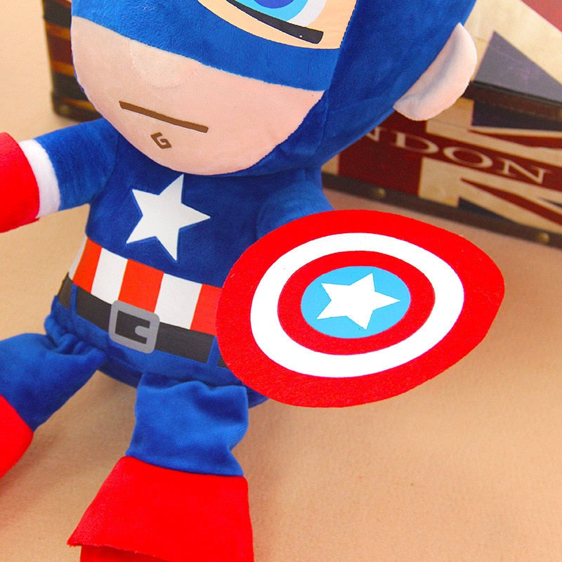 Marvel Avengers Soft Stuffed Hero Spiderman Captain America Iron Man Plush Toys Movie dolls