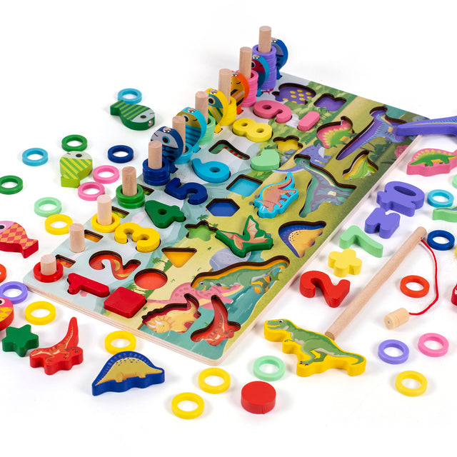 Math Toys Wooden Busy Board Teaching