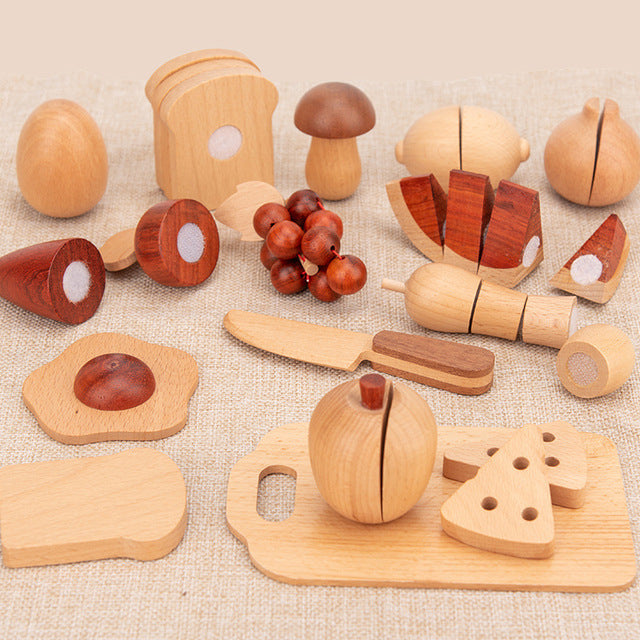 Pretend Play Wooden Kitchen