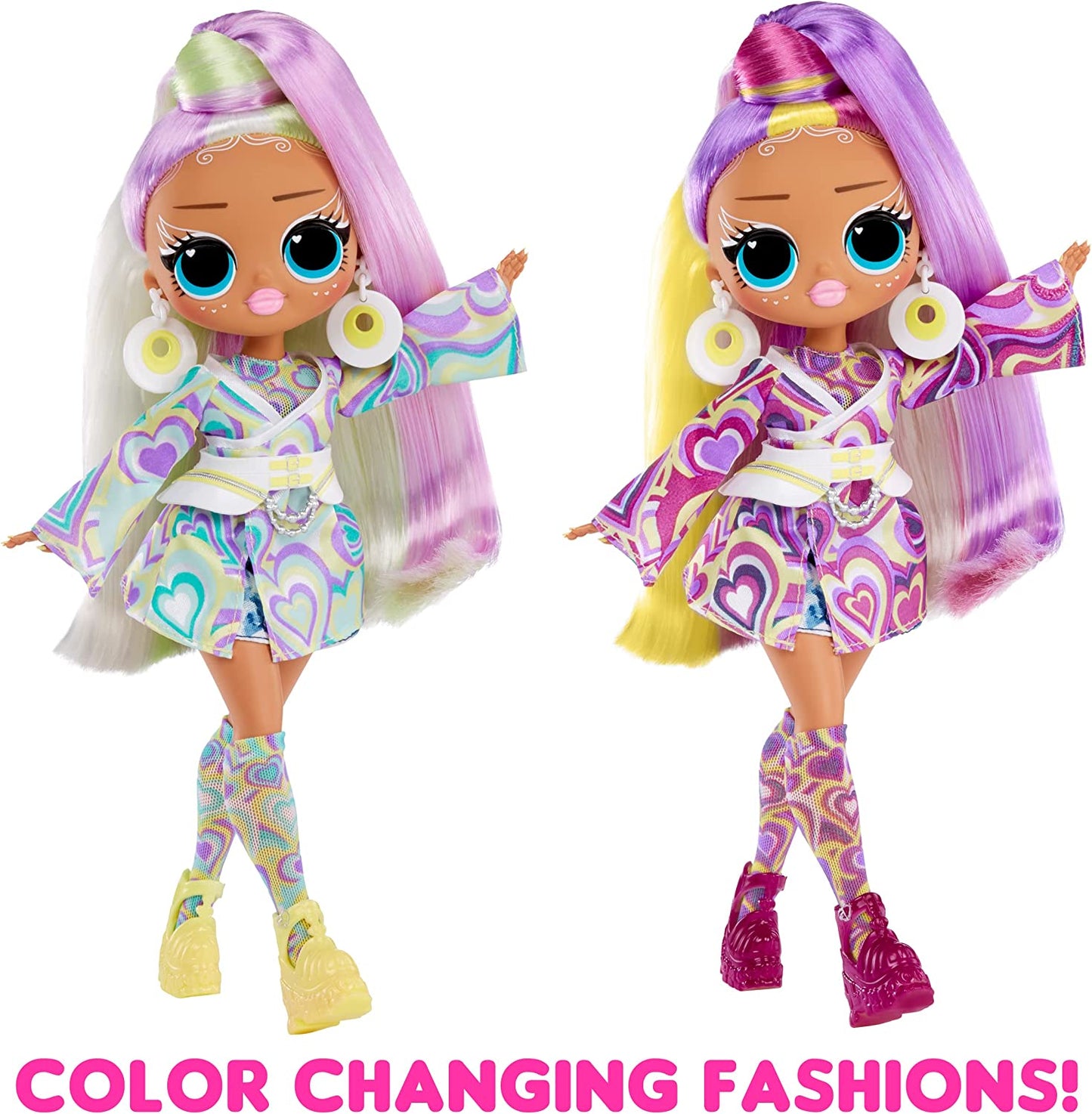 LOL Surprise OMG Sunshine Color Change Bubblegum DJ