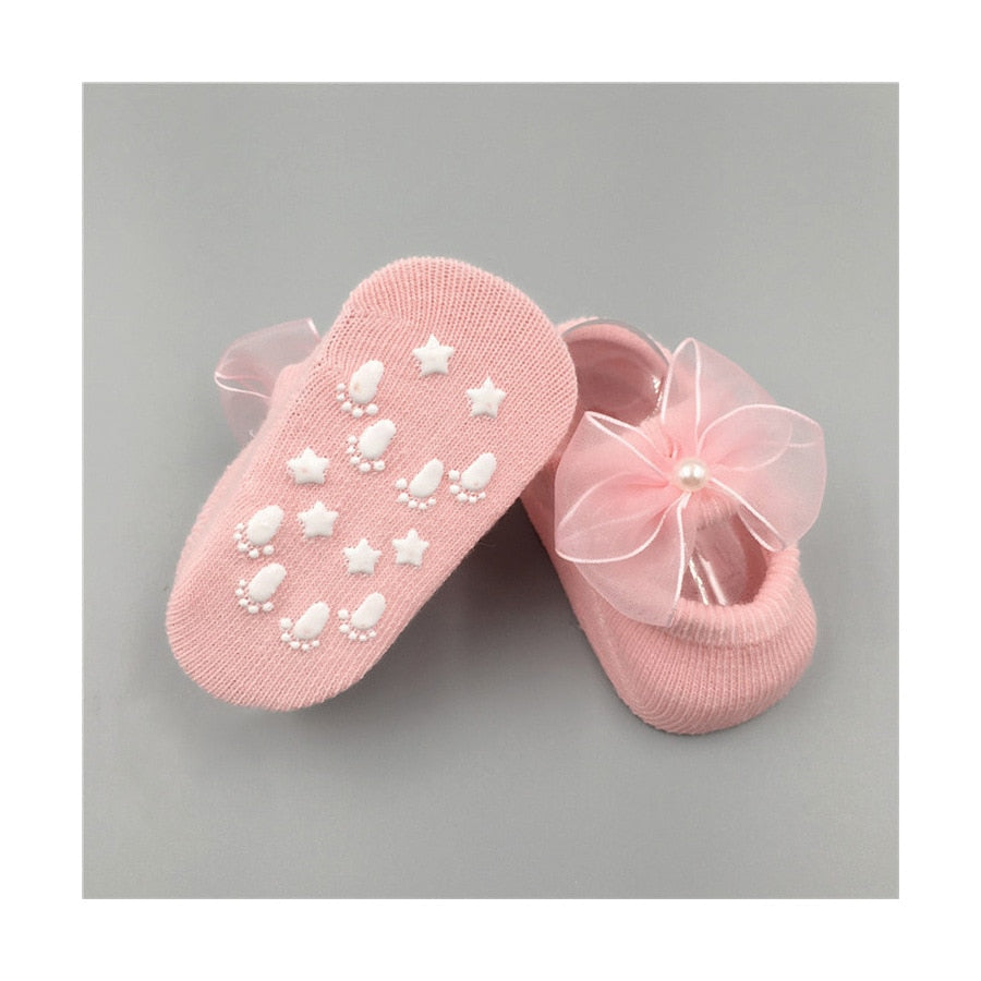 3Pcs/Set Newborn Baby Headband+Sock