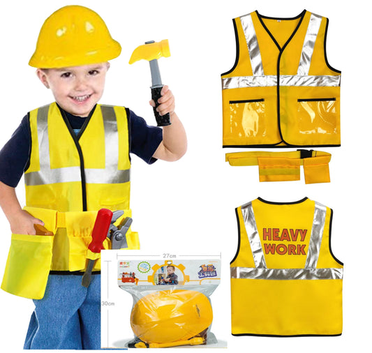Worker Costume Kit For Kids