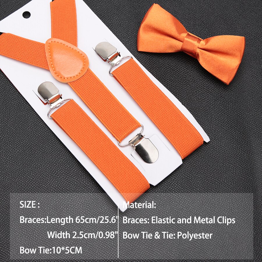 Kids Suspenders with Bowtie