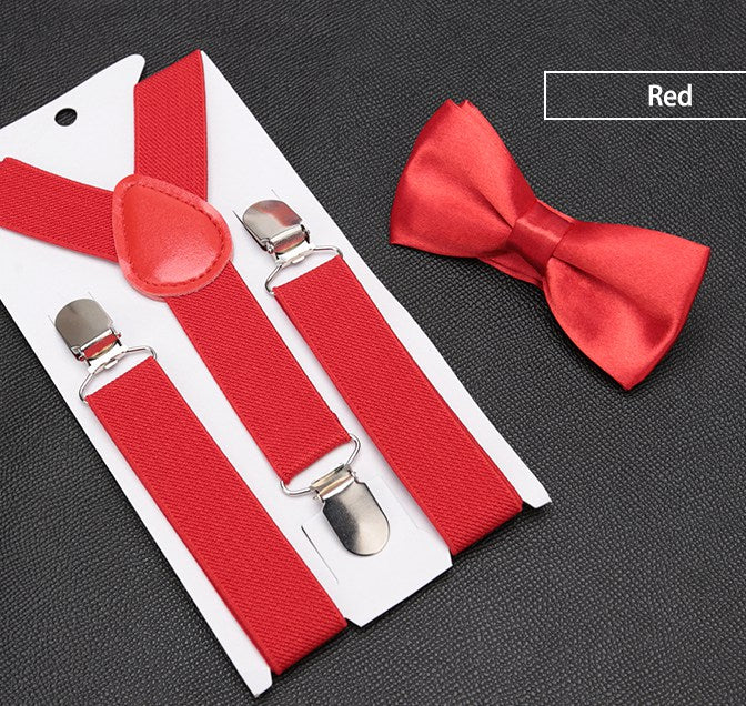 Kids Suspenders with Bowtie