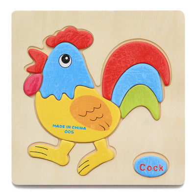 3D Puzzles Jigsaw Wooden Toys For Children