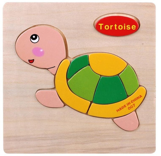 3D Puzzles Jigsaw Wooden Toys For Children