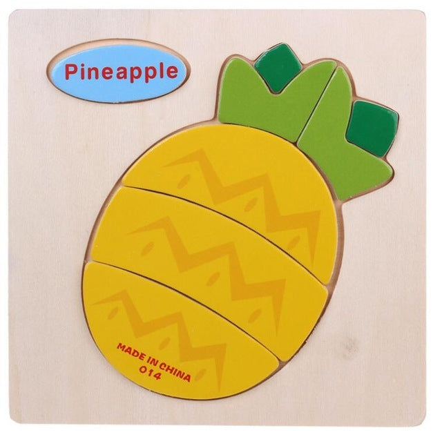 3D Puzzles Jigsaw Wooden Toys For Children