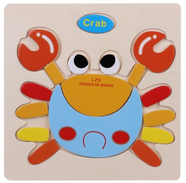 3D Puzzles Jigsaw Wooden Toys For Children