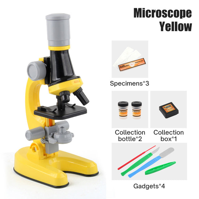 Children Biological Microscope Toys LED