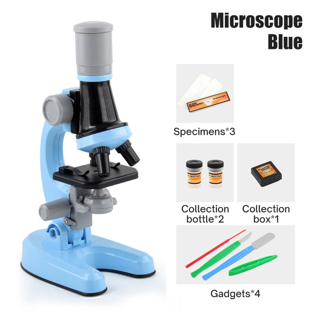 Children Biological Microscope Toys LED