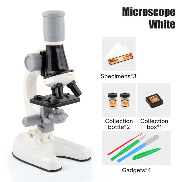 Children Biological Microscope Toys LED