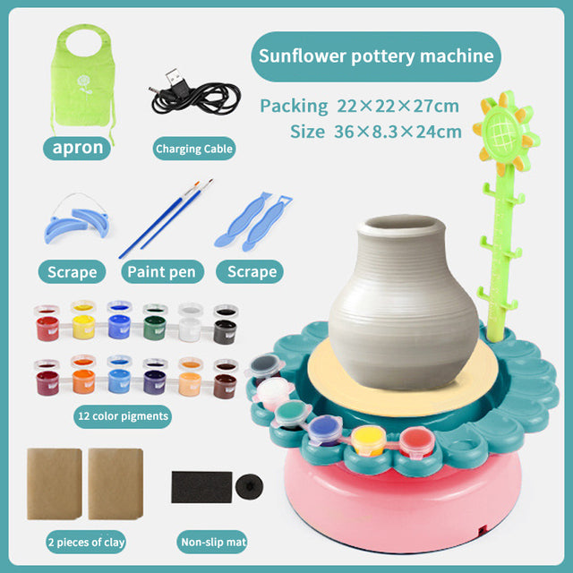 Mini Electric Pottery Machine Household Pottery Making